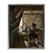 Stupell Industries Classical Vermeer Painting Framed Floater Canvas Wall Art Design by one1000paintings